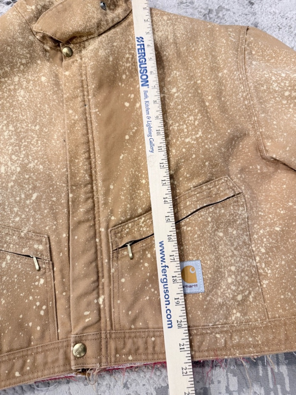 Reworked Vintage Carhartt Cropped Jacket - Picture 7 of 7